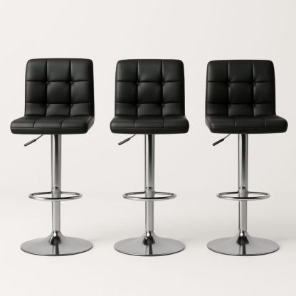 Tabourets de Bar Réglables en Hauteur Lot de 3