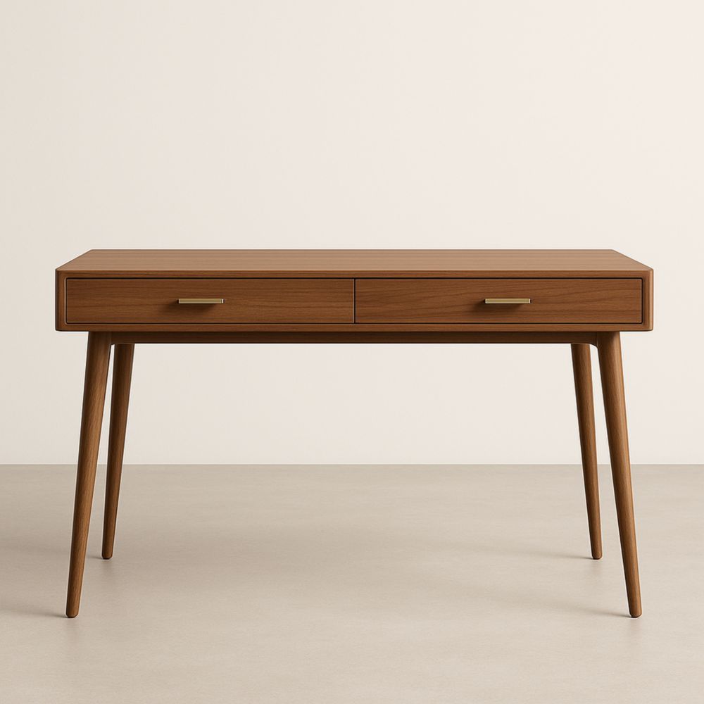 Bureau en bois avec tiroirs 120x60x75 cm