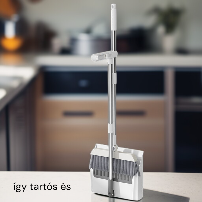 Seprű és lapát készlet