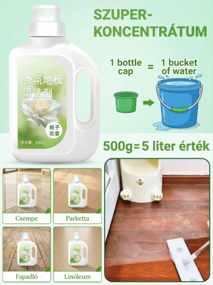 Illatosított padlótisztító és folteltávolító