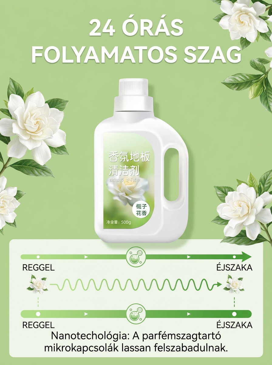 Illatosított padlótisztító és folteltávolító