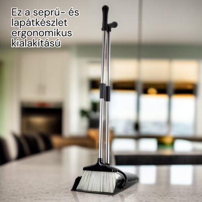 Seprű és lapát készlet