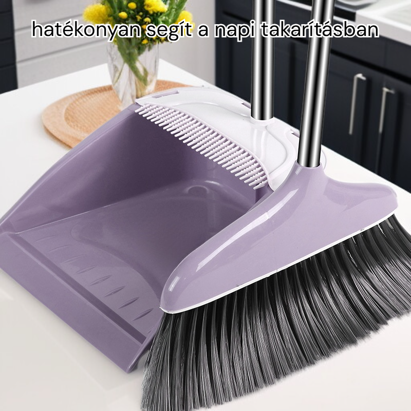 Seprű és lapát készlet 