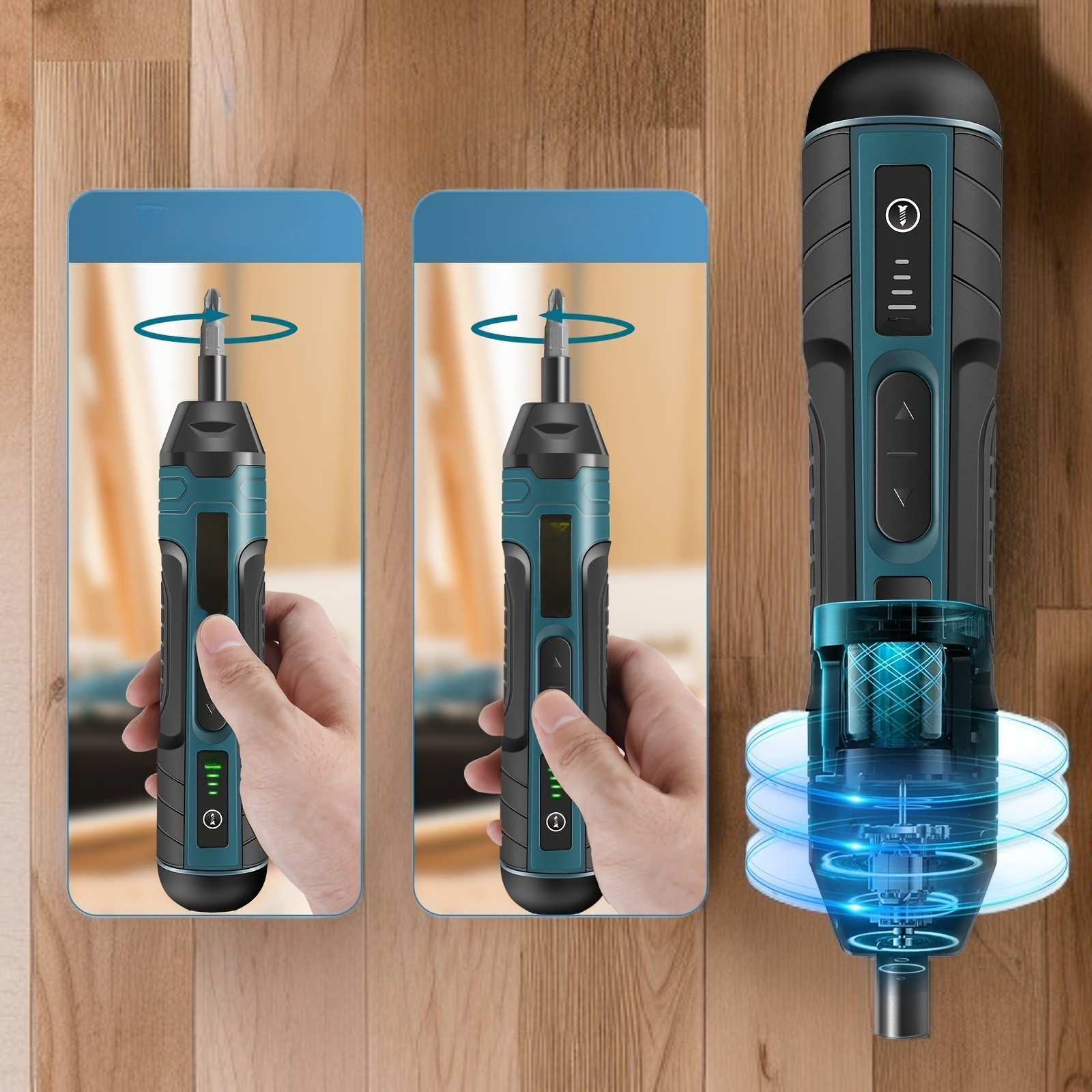 Śrubokręt elektryczny 3.6V, wielofunkcyjny, prosty uchwyt