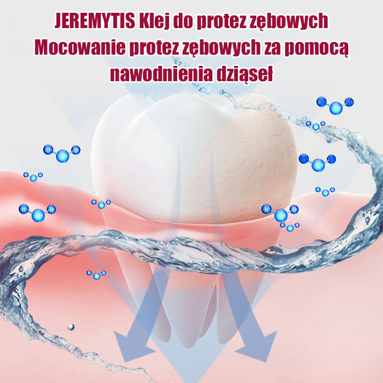 🦷 Klej do protez zębowych o jakości spożywczej | Zalecany przez dentystów, mocny, 7-dniowy chwyt💪