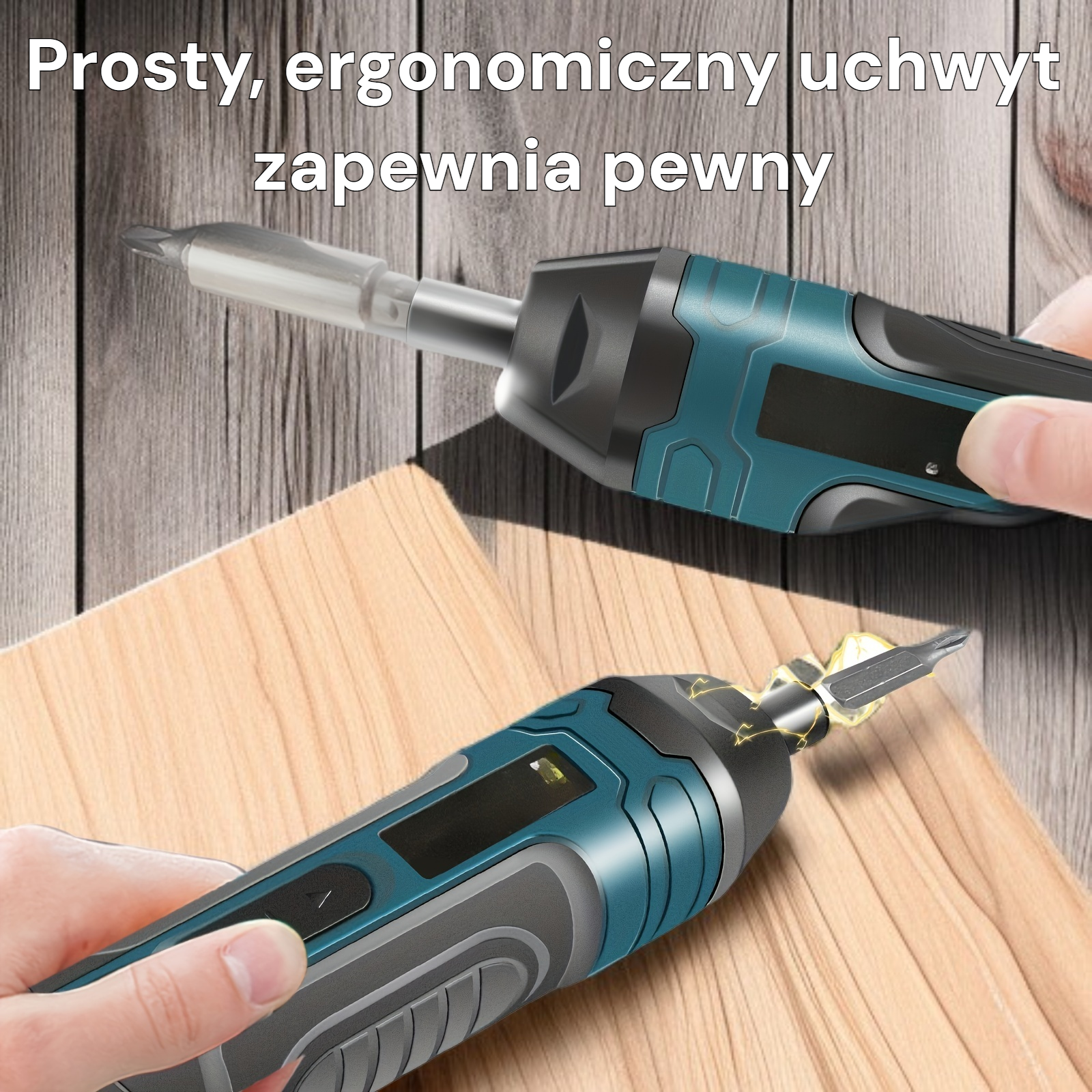 Śrubokręt elektryczny 3.6V, wielofunkcyjny, prosty uchwyt