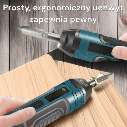 Śrubokręt elektryczny 3.6V, wielofunkcyjny, prosty uchwyt