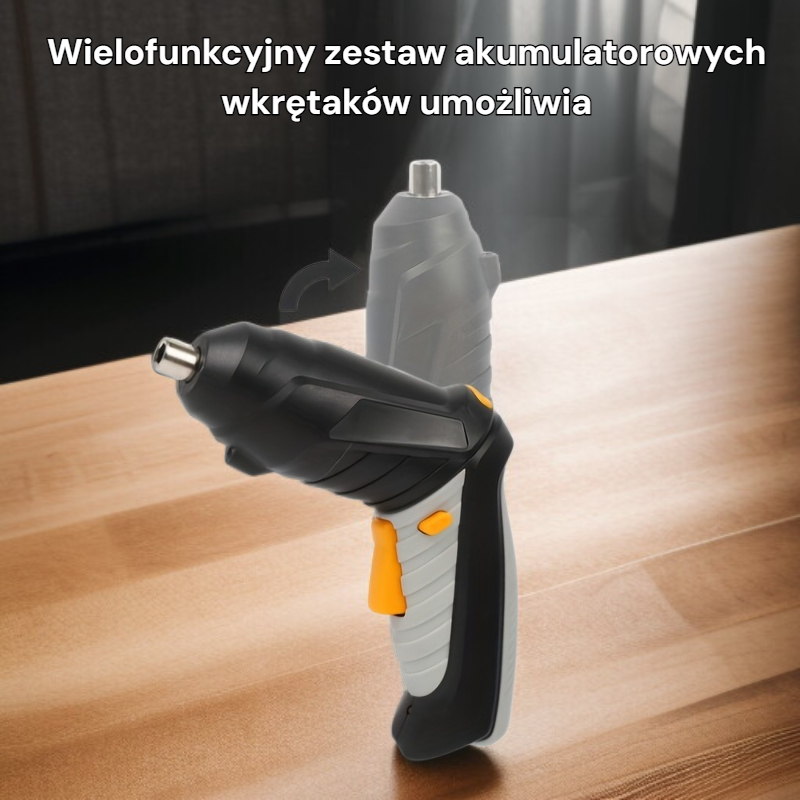 Akumulatorowy zestaw wkrętaków – Przenośny zestaw elektryczny do domu