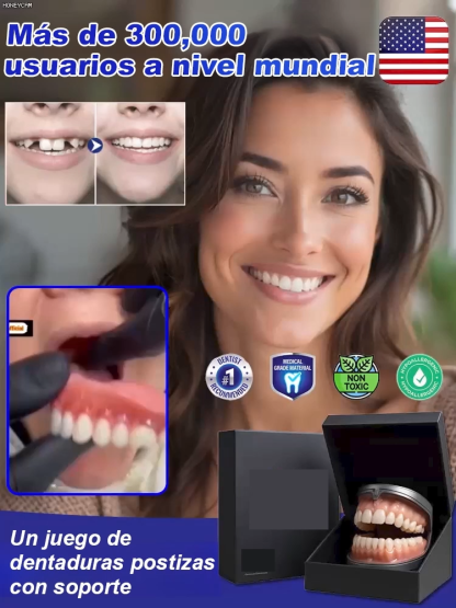 🚀 ¡Sin pegamento, sin dentista, sin espera! Prótesis Dental de Sonrisa Perfecta, instalación en 1 segundo🦷