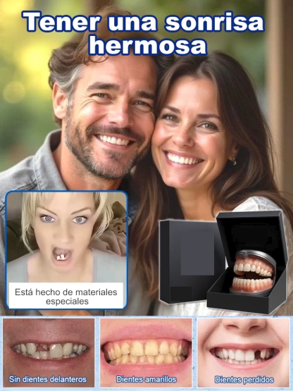 🚀 ¡Sin pegamento, sin dentista, sin espera! Prótesis Dental de Sonrisa Perfecta, instalación en 1 segundo🦷