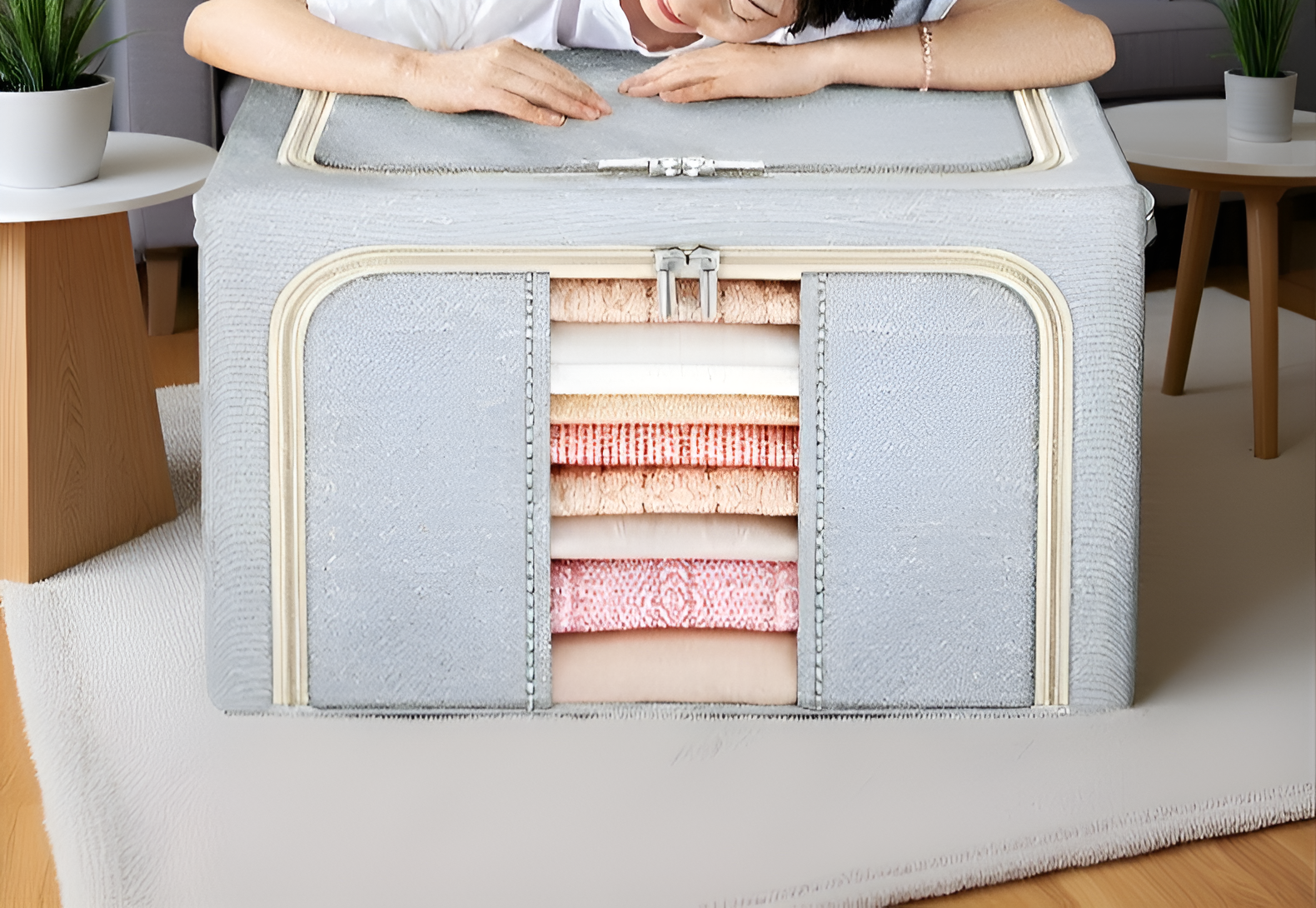 Solución de organización eficiente con caja Oxford