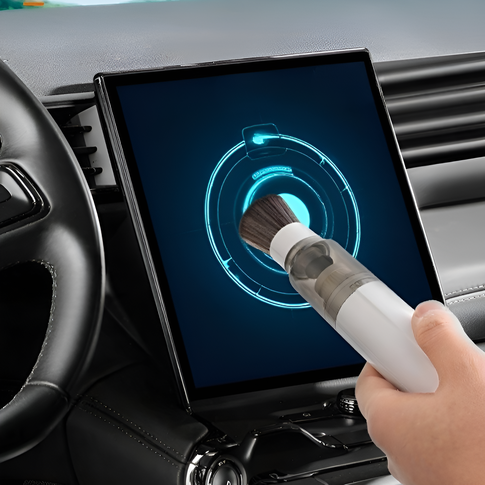 Aspiradora recargable con diseño ergonómico