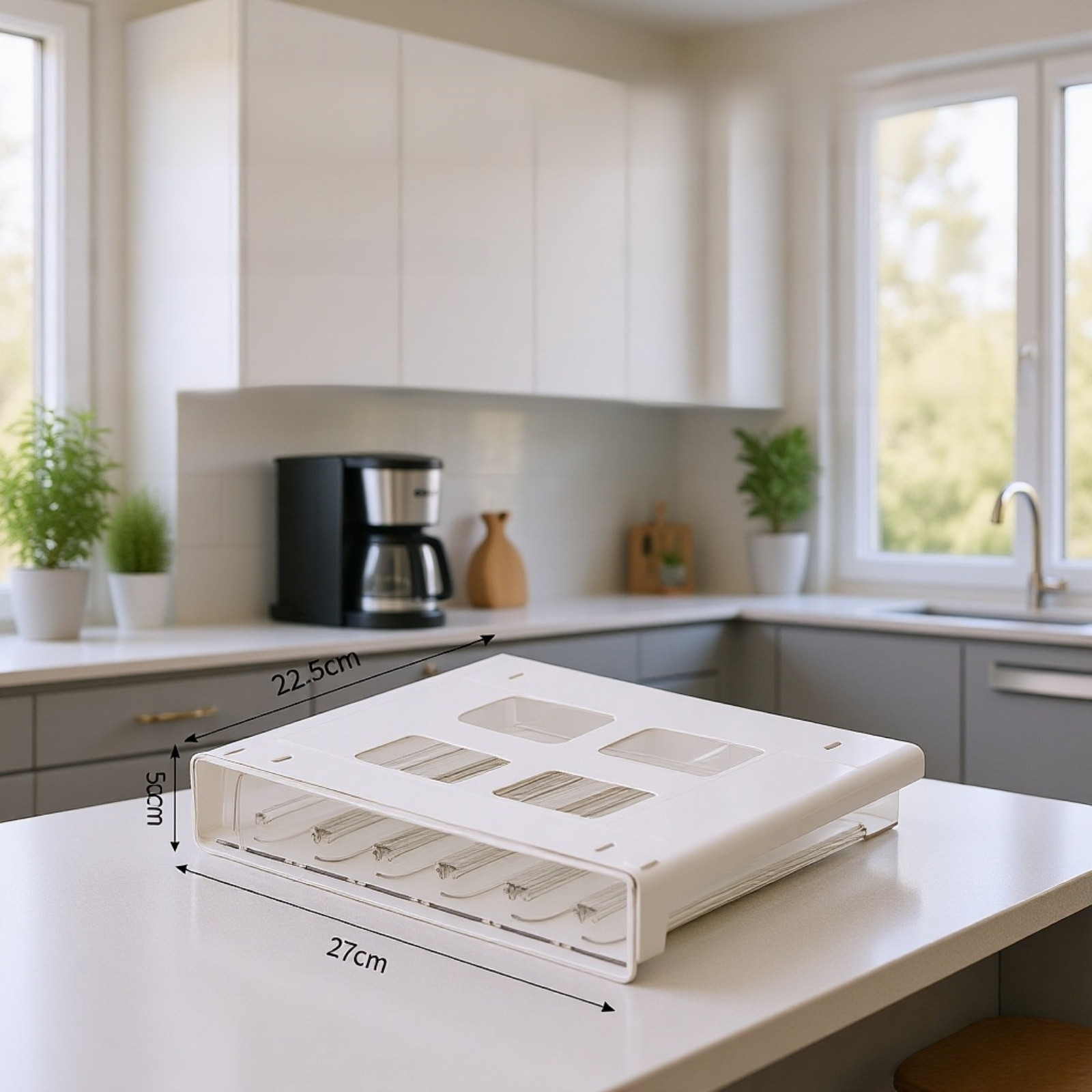 Caja de almacenamiento de café compatible con varias marcas