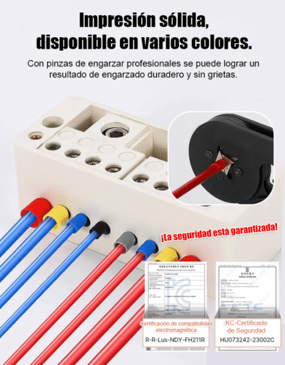 【800 piezas】Compra terminales y recibe una pinza gratis🔨Más que sólo herramientas, es una revolución de eficiencia.