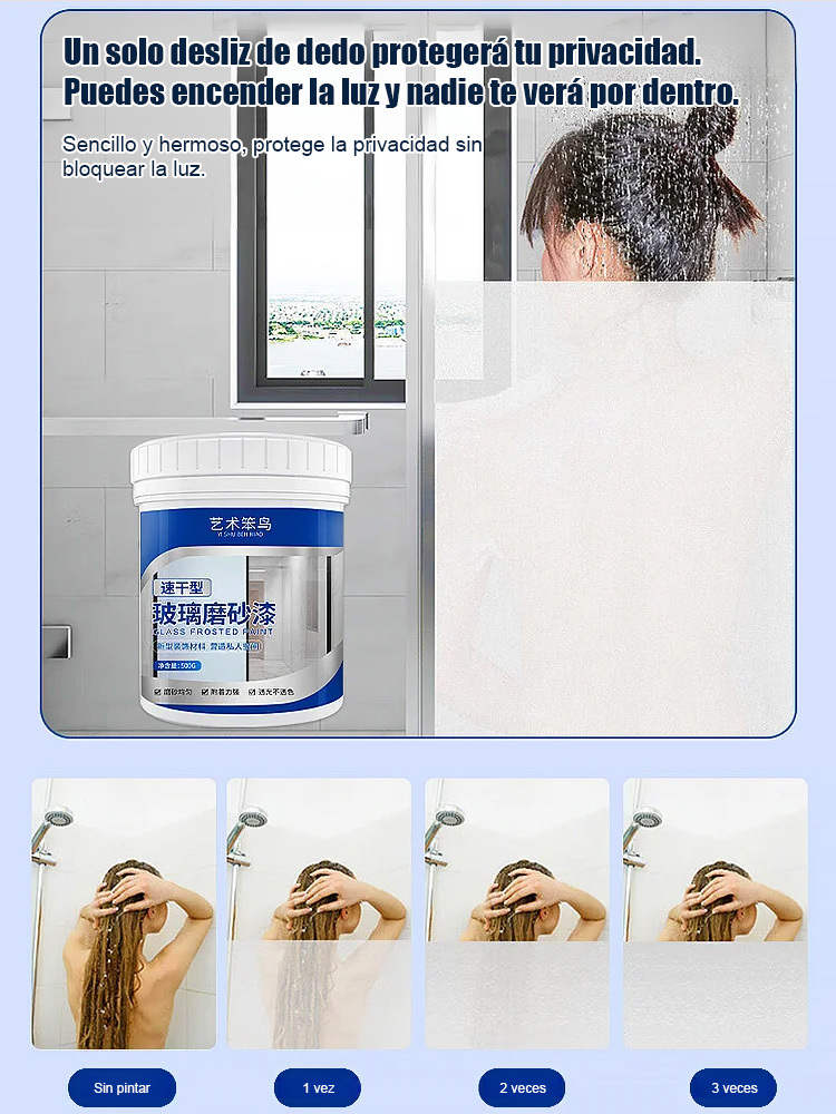 Vidrio esmerilado antiespía para ventanas🔮Para cubrir el cristal con una niebla nebulosa