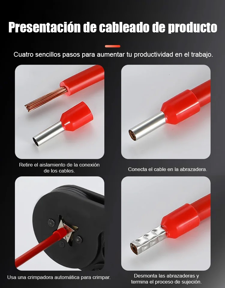 【800 piezas】Compra terminales y recibe una pinza gratis🔨Más que sólo herramientas, es una revolución de eficiencia.