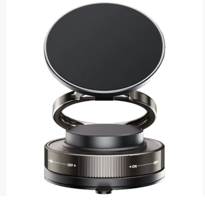 【Soporte de succión magnética fuerte para vacío con rotación universal】🧲 Imanes de grado militar N54 – firme incluso en caminos irregulares🔄 Rotación 360° – ajusta el ángulo perfecto con un dedo