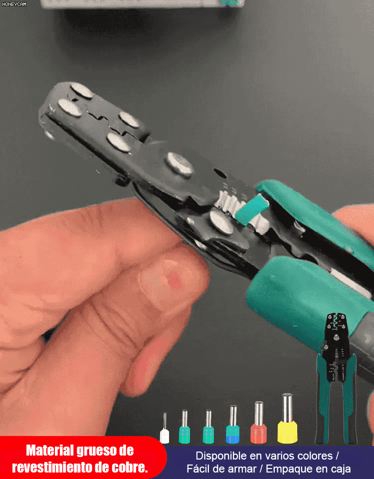 【800 piezas】Compra terminales y recibe una pinza gratis🔨Más que sólo herramientas, es una revolución de eficiencia.