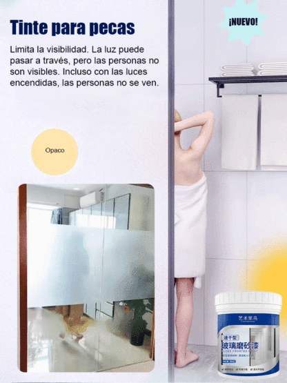 Vidrio esmerilado antiespía para ventanas🔮Para cubrir el cristal con una niebla nebulosa