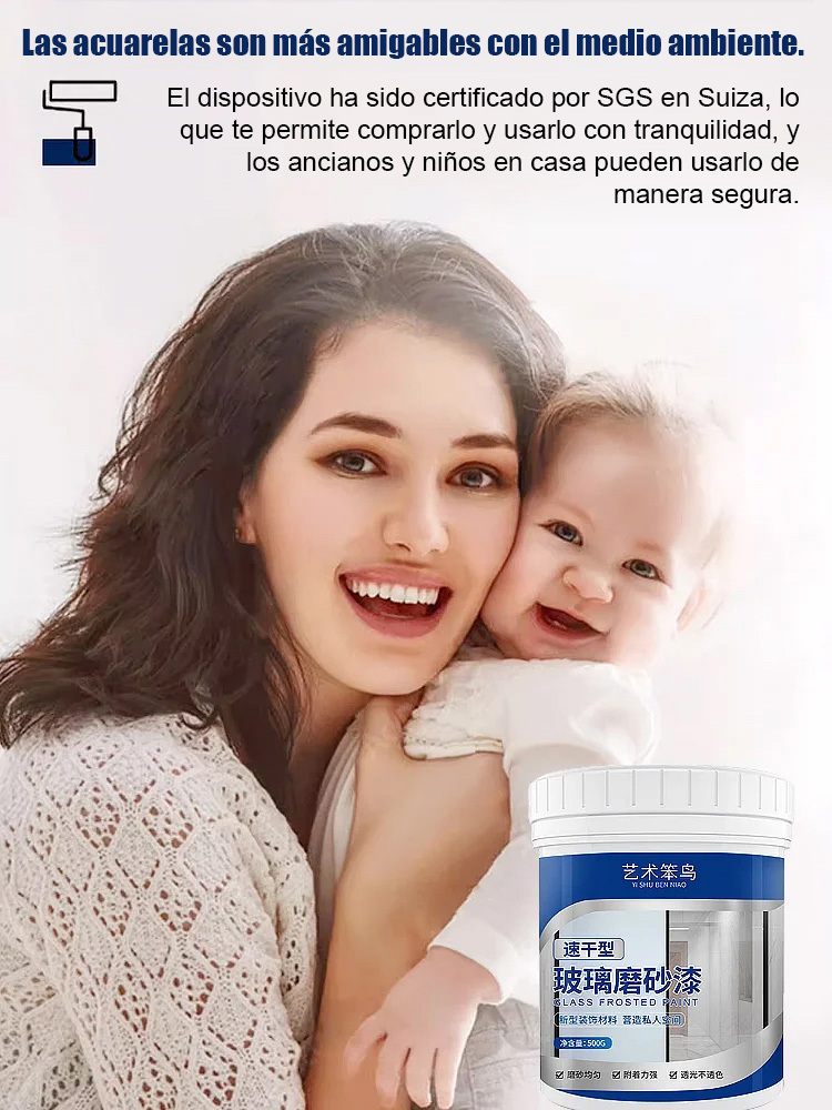 Vidrio esmerilado antiespía para ventanas🔮Para cubrir el cristal con una niebla nebulosa