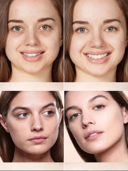 Set de corrector de ojeras con color (con brocha de regalo)