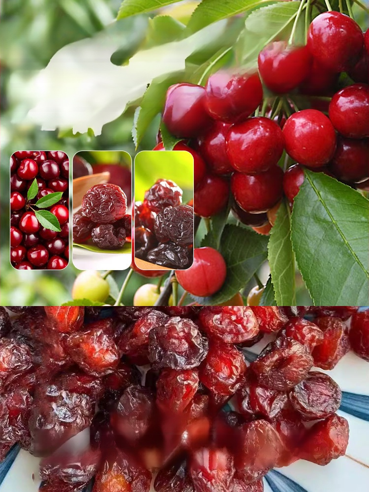 Dulces y ácidas, rebosantes de jugo, pero nunca empalagosas. Cerezas secas de primera calidad