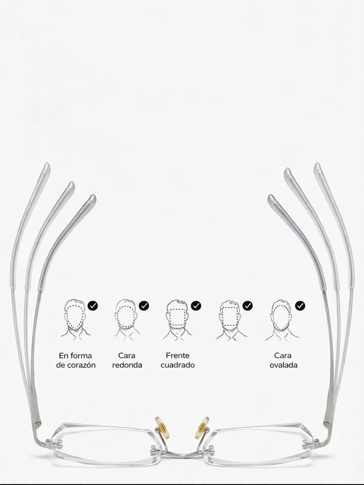 【Colaboración con diseñadores】 Gafas de lectura con zoom inteligente y cambio de color Starry Sky