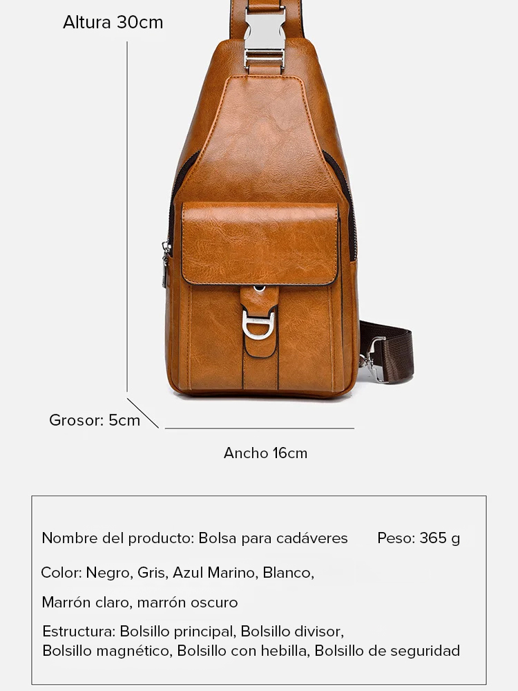 Mochila de pecho impermeable de alta calidad 