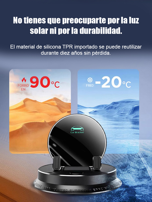 【Soporte De Teléfono Multifuncional Con Detección Inteligente De Ia】Rotación De 360° + Enfoque Automático