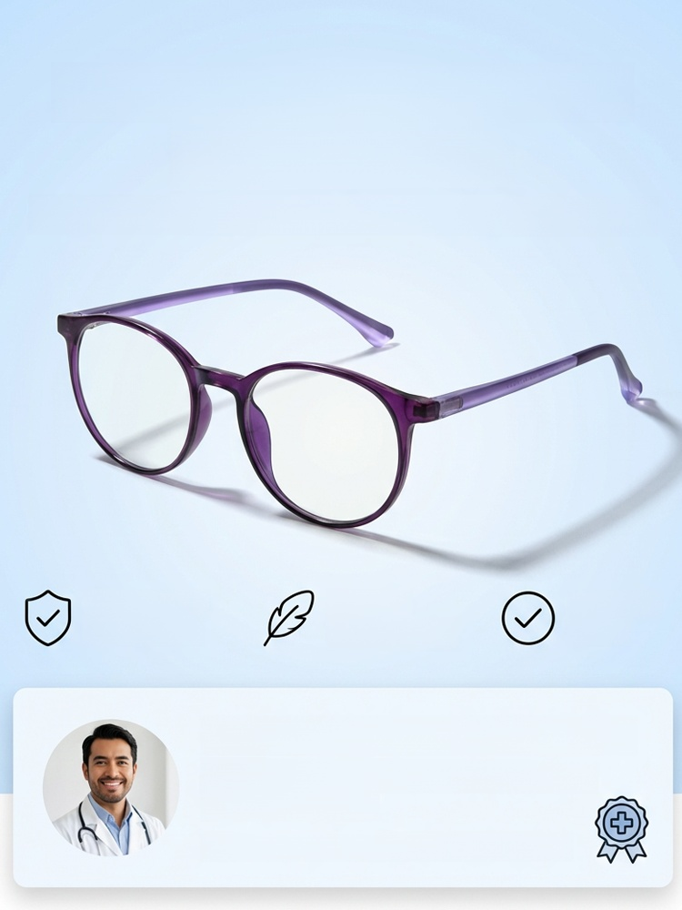 Gafas multifocales de alta gama con protección contra luz azul y efecto antifatiga