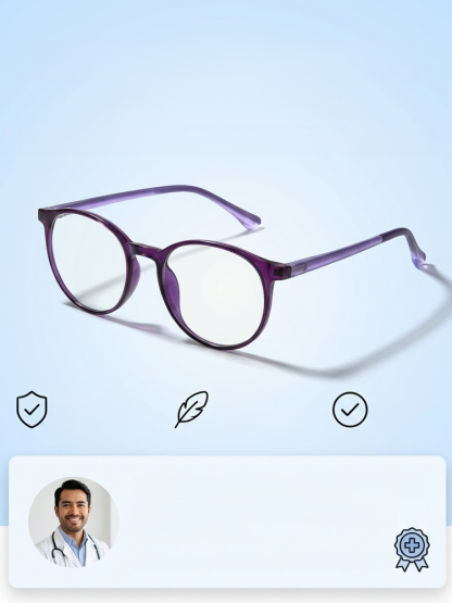 Gafas multifocales de alta gama con protección contra luz azul y efecto antifatiga