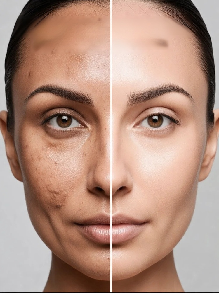 Set de corrector de ojeras con color (con brocha de regalo)