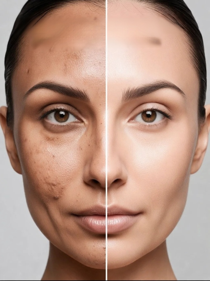 Set de corrector de ojeras con color (con brocha de regalo)