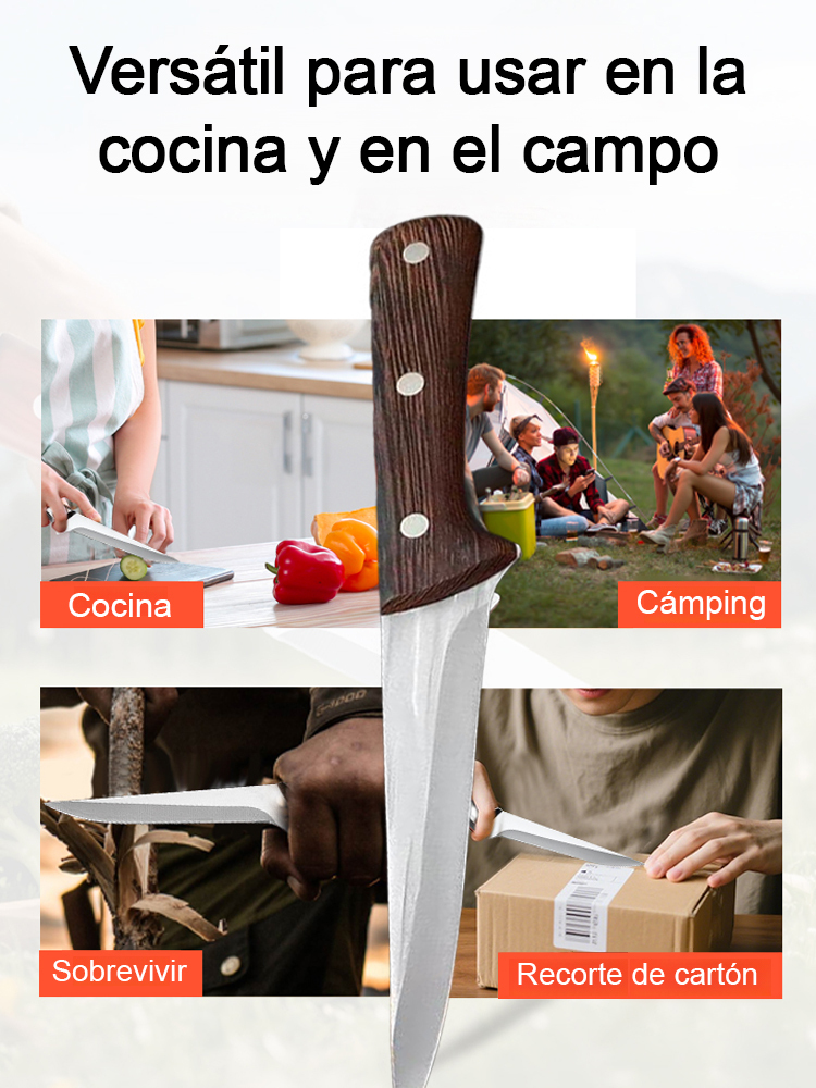 Cuchillo deshuesador profesional de alta calidad y filo afilado