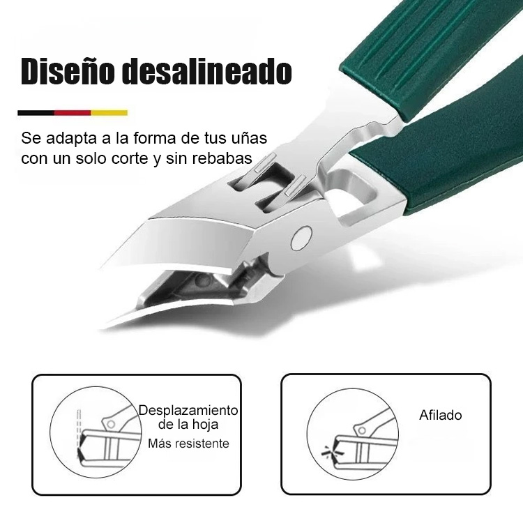 Kit de cortaúñas oblicuo para tratamiento de uña encarnada 