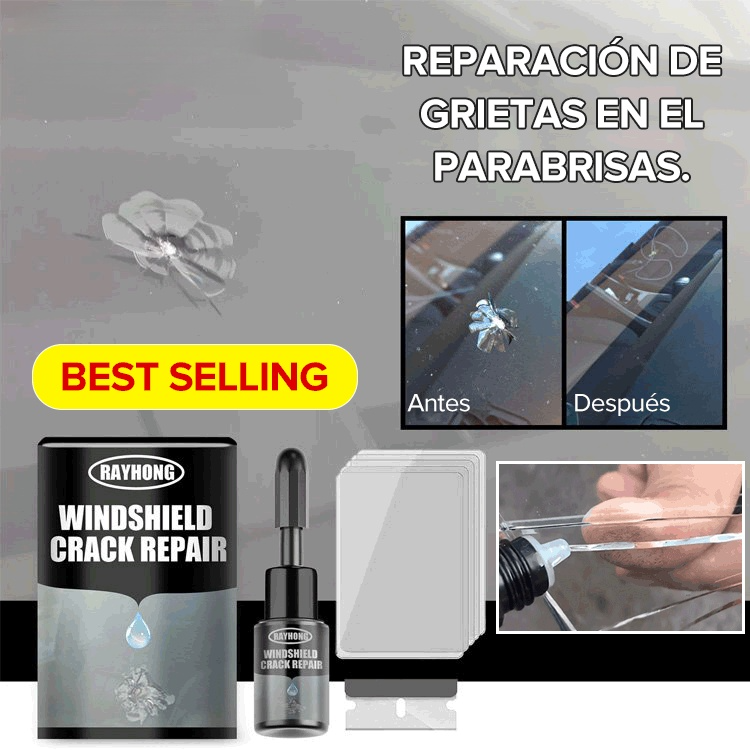 [Tecnología alemana de vanguardia] Líquido reparador de vidrios: compre 1 y llévese 1 gratis