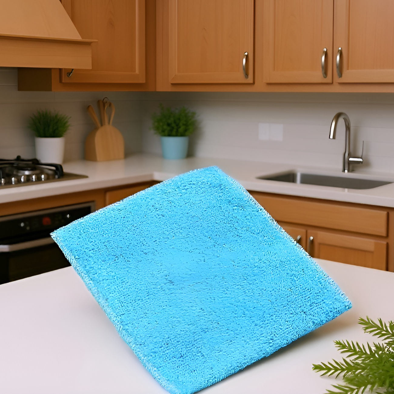 Tela reutilizable para limpieza de platos