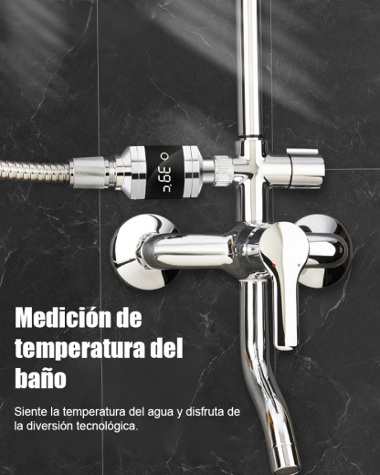 Pantalla de temperatura de ducha