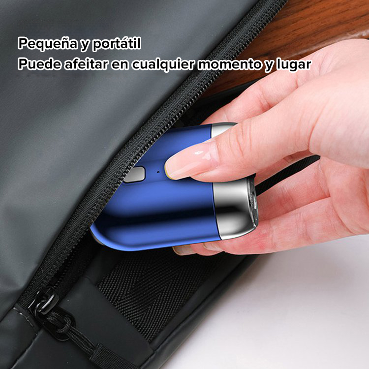 Nuevo cortapelos eléctrico de doble cabeza mini【Haircut, Shave, and Hair Removal in One!】