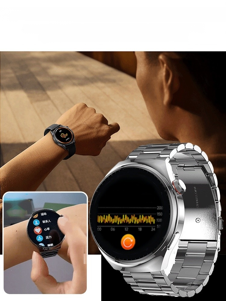 ¡No es necesario pincharse los dedos para medir el nivel de azúcar en sangre! Este reloj inteligente ofrece monitoreo de salud las 24 horas + asistente con tecnología de inteligencia artificial