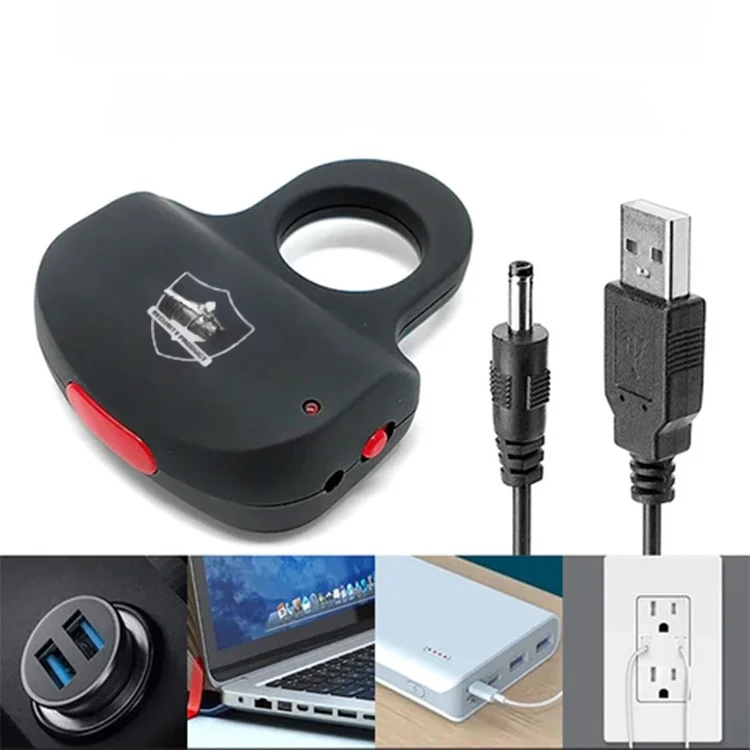Juguetes De Anillo.Descarga Eléctrica De Alto Voltaje + Linterna De Alta Potencia (Dos En Uno)