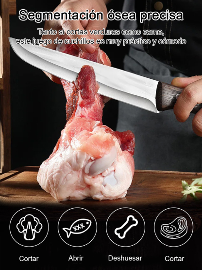 Cuchillo deshuesador profesional de alta calidad y filo afilado