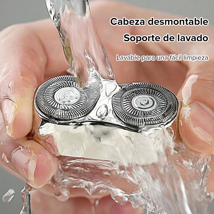 Nuevo cortapelos eléctrico de doble cabeza mini【Haircut, Shave, and Hair Removal in One!】