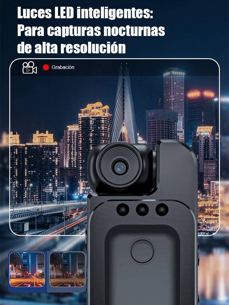 【Cámara de bolsillo】Grabadora portátil con pantalla
