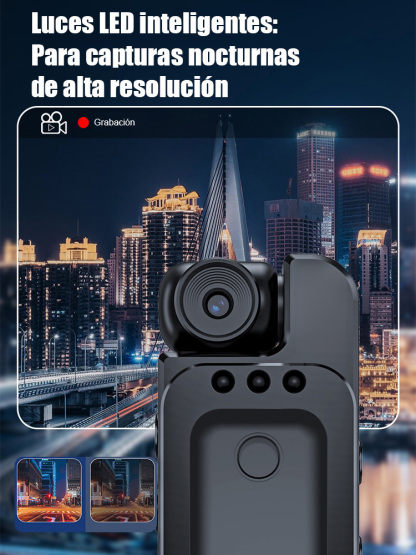 【Cámara de bolsillo】Grabadora portátil con pantalla