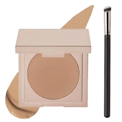 Set de corrector de ojeras con color (con brocha de regalo)