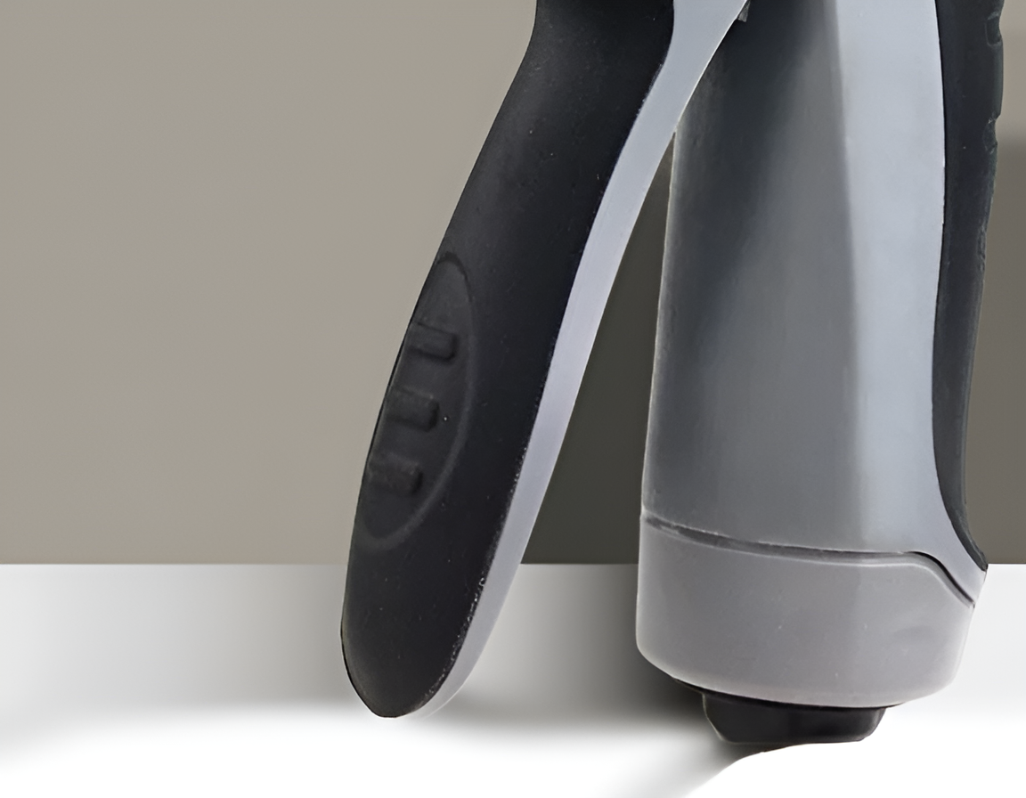 Detalle de la pistola de lavado doméstica