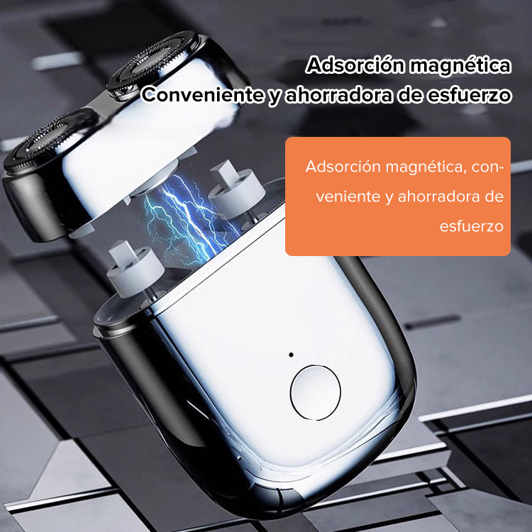 Nuevo cortapelos eléctrico de doble cabeza mini【Haircut, Shave, and Hair Removal in One!】