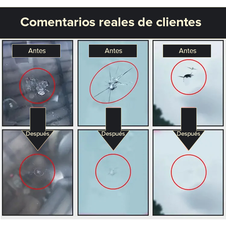 [Tecnología alemana de vanguardia] Líquido reparador de vidrios: compre 1 y llévese 1 gratis