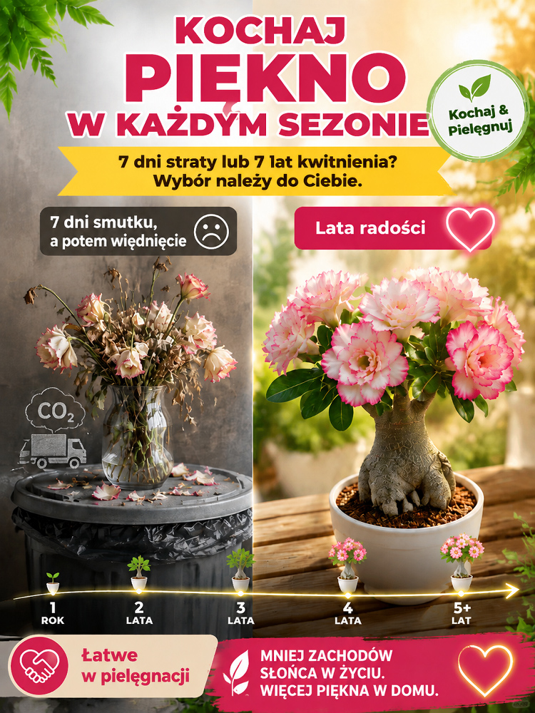 💖Gwarancja: brak kwiatu lub roślina nie przeżyje w 30 dni – pełny zwrot.